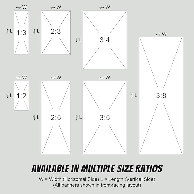 Custom Vinyl Banner with 150+ Sizes – Personalized Outdoor or Indoor Sign – Any Color & Design – Made in USA – Party, Business, Event Use