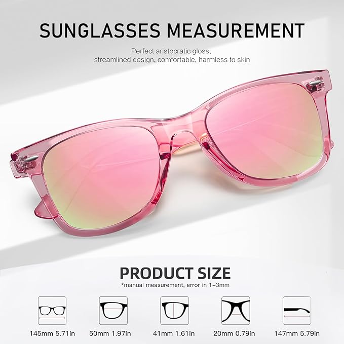 Matcheck 10/18 Pack Neon Colors Party Sunglasses Mirrored lens Colored Glasses Bulk Retro Shades for Unisex Adults Teens