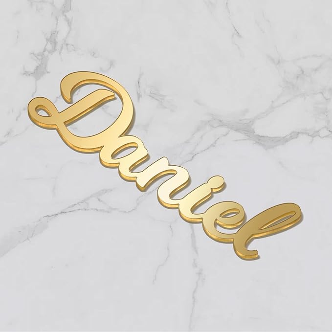 Custom Name Cake Topper Personalized Cake Name Sign Cake Decoration Acrylic Name Plate (Milkshake)