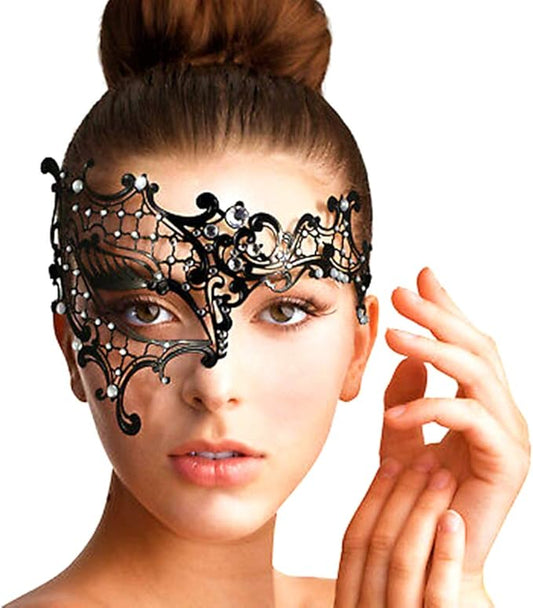 Exlinonline Lace Masquerade Mask Elastic,Fit for Adult,Soft Gentle Material,Specially For Costume,Thememed Party