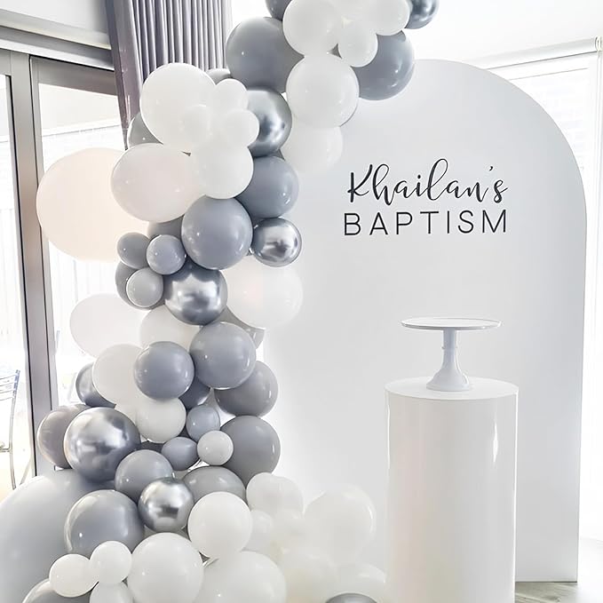 Gray Balloons, 66pack 12inch Grey Latex Party Balloons for Graduation, Wedding, Birthday, Gender Reveal, Baby Shower, Bridal Shower, Anniversary Party Decorations