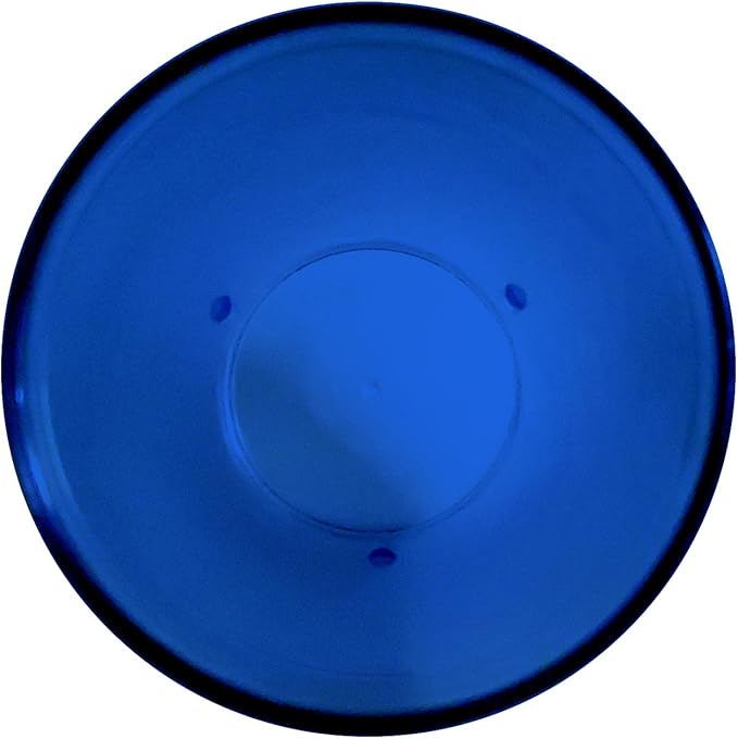 Party Outlaw Royal Blue Plastic Cup Tumblers 6 Pc 24oz Lightweight, Heavy Duty Stackable Cafe Style Plastic Glasses. Reusable & Dishwasher Safe Ice Tea & Water Cupsafe Ice Tea & Water Cups