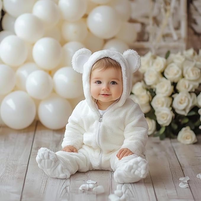 White Balloons, 60 PCS White Balloons 12 inch Latex Balloon for Birthday Party Decoration, Wedding, Baby Shower, Anniversary, Bridal Shower, Holiday Decoration and Balloon Garland