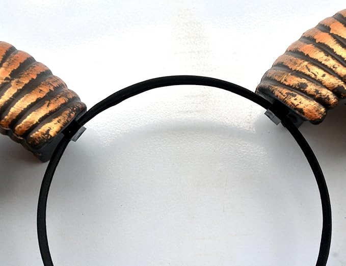 Sheep Horn Headhand Cosplay Headwear Halloween Costume Brown