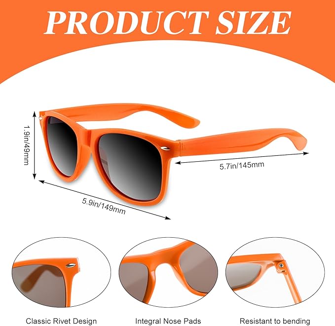 Colorful Party Sunglasses Bulk 20 Packs for Wedding Beach Summer Pool Party Supplies Goodie Bags Stuffers