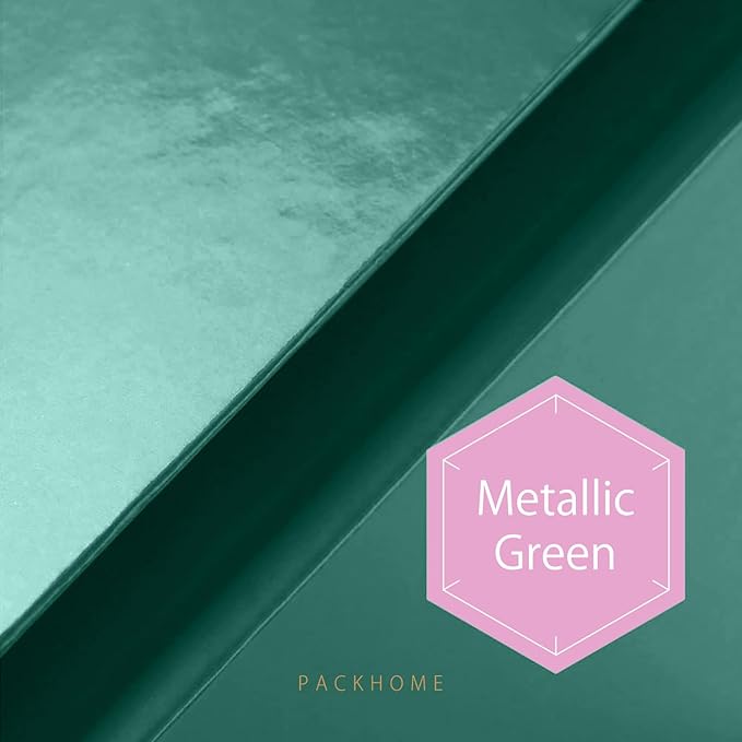 PACKHOME 6 Large Christmas Gift Boxes 13.5x10x3.5 Inches, Sturdy Shirt Boxes with Magnetic Lids for Multiple Occasions (Glossy Green)