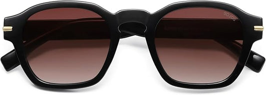 SOJOS Vintage Retro Square Polarized Sunglasses Men Standard Fit Trendy Womens Sun Glasses SJ2382