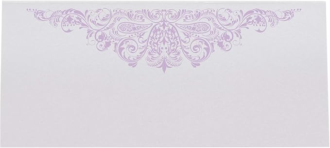 Paisley Printable Place Cards, Lavender (Choose Color), Set of 60 (10 Sheets), Laser & Inkjet Printers - Wedding, Party, Dinner, and Special Events - Made in the USA