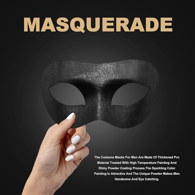 Couple Masquerade Mask for Women Men Venetian Mask Halloween Mask for Party Prom Ball Costume Lace Mask