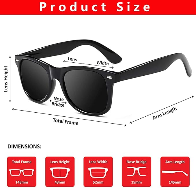 Fsmiling Black Sunglasses Bulk Adult Party Sunglasses 80s Glasses Shades for Men Women Party Favors-15Pack,UV Protection