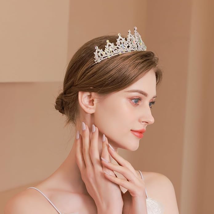 Kamirola - Queen Crown and Tiaras Princess Crown for Women and Girls Crystal Headbands for Bridal, Princess for Wedding and Party（01）