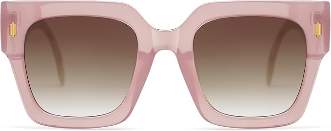 SOJOS Vintage Oversized Square Sunglasses for Women,Retro Womens Luxury Big Large Sun Glasses UV400 SJ2194