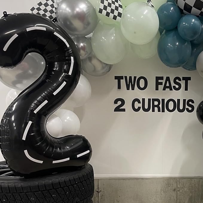Smlpuame 40 inch Number Balloon 0-9 Black Large Number 23 Balloons,Digital Balloons for Birthday Party Celebration Decorations Supplies, Helium Foil Number Balloons for Wedding Anniversary