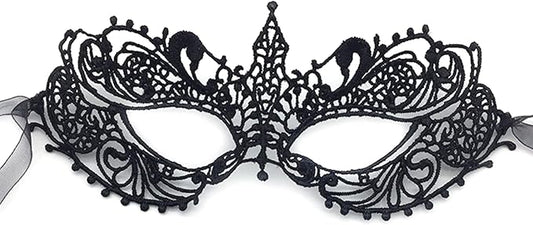 JOYFISCO Masquerade Mask for Women Metal Mask Shiny Rhinestone Venetian Party Prom Ball Bar Halloween Costume Accessory