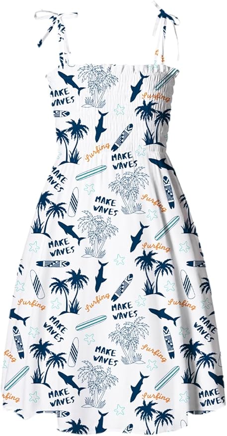 Cromoncent Matching Hawaiian Outfits for Family, Dad and Son Matching Luau Beach Tropical Shirts Mommy Daughter Tropical Sets