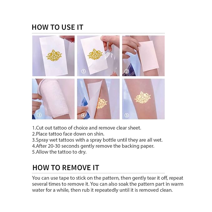 12 Pcs Gold Face Temporary Tattoo Sticker, Glitter Metallic Face Tattoo Stickers, Glitter Freckles, Sparkle Makeup Patches Freckle Tattoos for Women Girls Party Decor 650