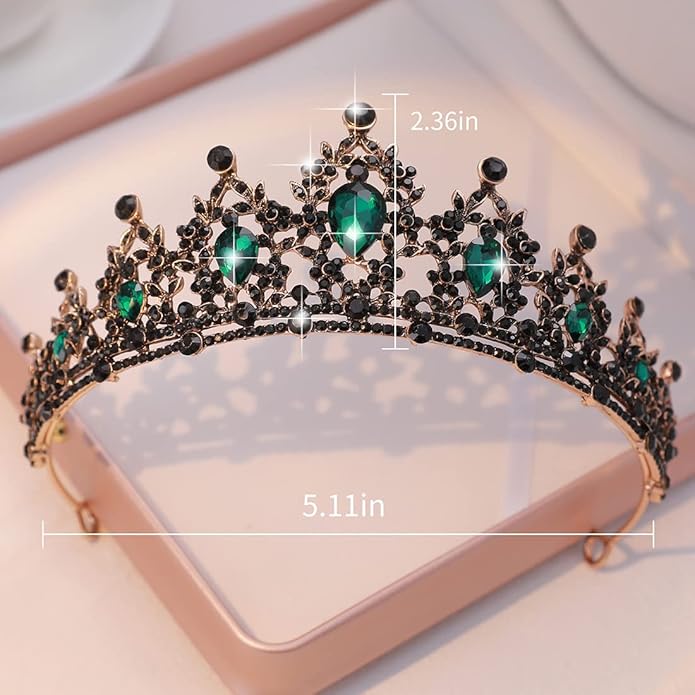 Kamirola - Queen Crown and Tiaras Princess Crown for Women and Girls Crystal Headbands for Bridal, Princess for Wedding and Party（01）