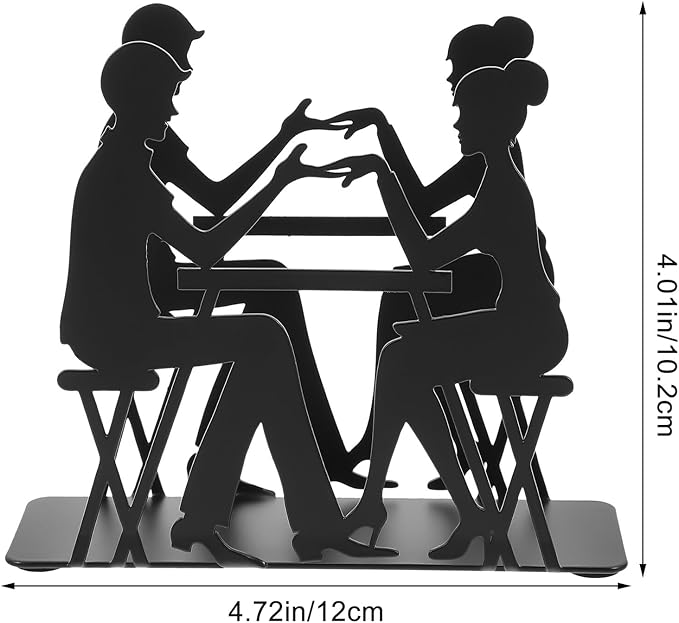 Decorative Iron Napkin Rack Napkin Dispenser for Kitchen Restaurant Bar Cafe Tabletop Use Sturdy Storage Organizer