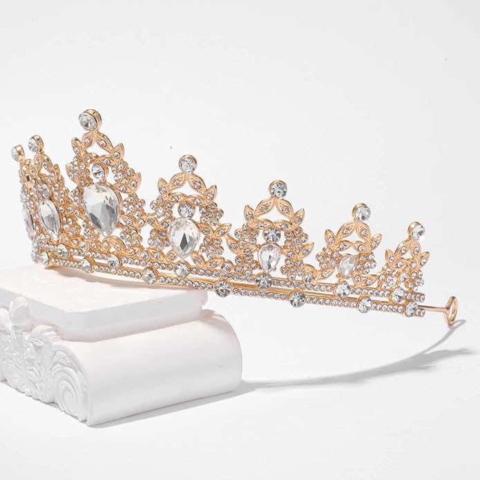 tiaras and crowns for women queen crowns for Women and Girls Crystal Princess Tiaras Rhinestone Tiaras For Wedding Bridal Birthday Prom Pageant Party