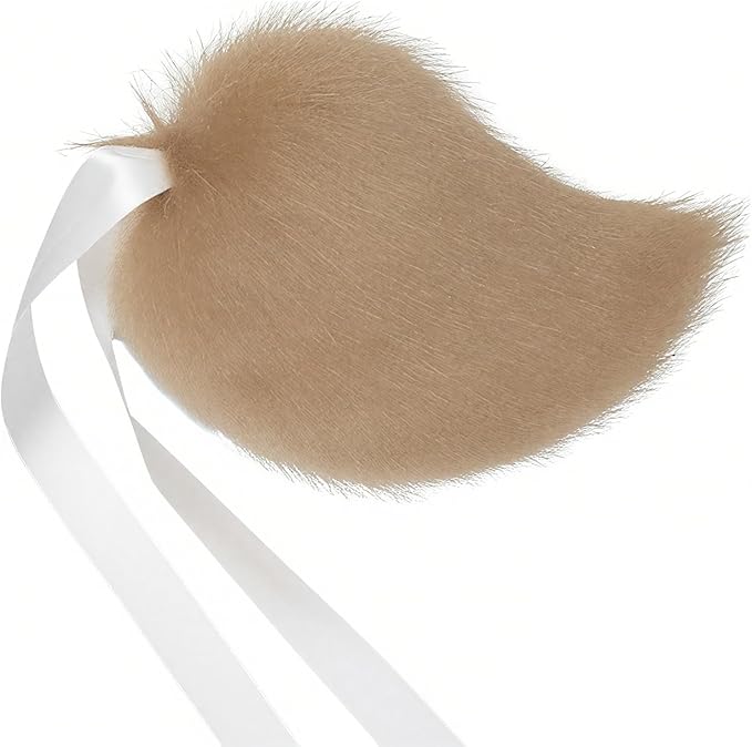 Zcargel Cosplay Rabbit Tail Plush Bunny Tail Cosplay Costume Bunny Tail for Halloween Costume Accessories