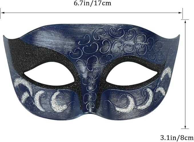 Coddsmz Couple Masquerade Mask Set - Venetian & Mardi Gras Mask for Women & Men