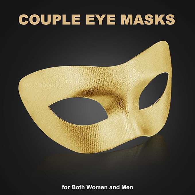 Couple Masquerade Mask for Women Men Venetian Mask Halloween Mask for Party Prom Ball Costume Lace Mask
