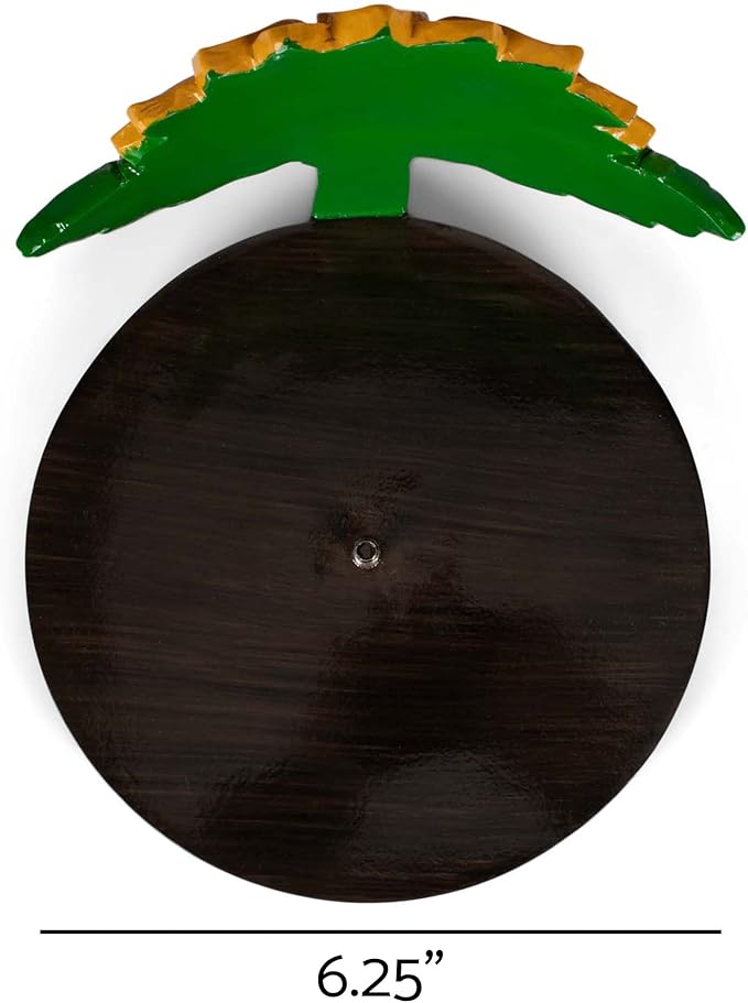 Elanze Designs Yellow Sunflower 12 inch Resin and Wood Paper Towel Holder
