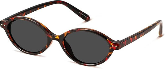 GRFISIA Retro Oval Sunglasses Womens Small Trendy Sun Glasses Sunnies UV400 Protection