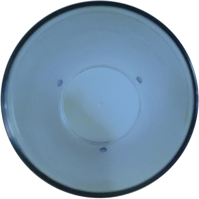Party Outlaw Light Blue Plastic Cup Tumblers 6 Pc 12oz Lightweight, Heavy Duty Stackable Cafe Style Plastic Glasses. Reusable & Dishwasher Safe Ice Tea & Water Cupsafe Ice Tea & Water Cups