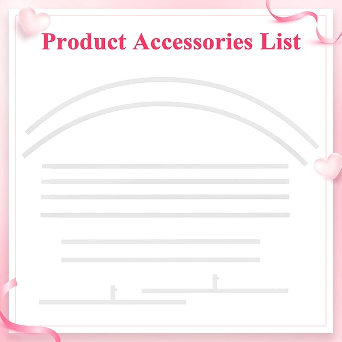 Wokceer Wedding Arch Backdrop Stand 8 FT Metal Arch Backdrop Stand for Wedding Ceremony Birthday Party Bridal Shower Floral Balloon Arch Decoration