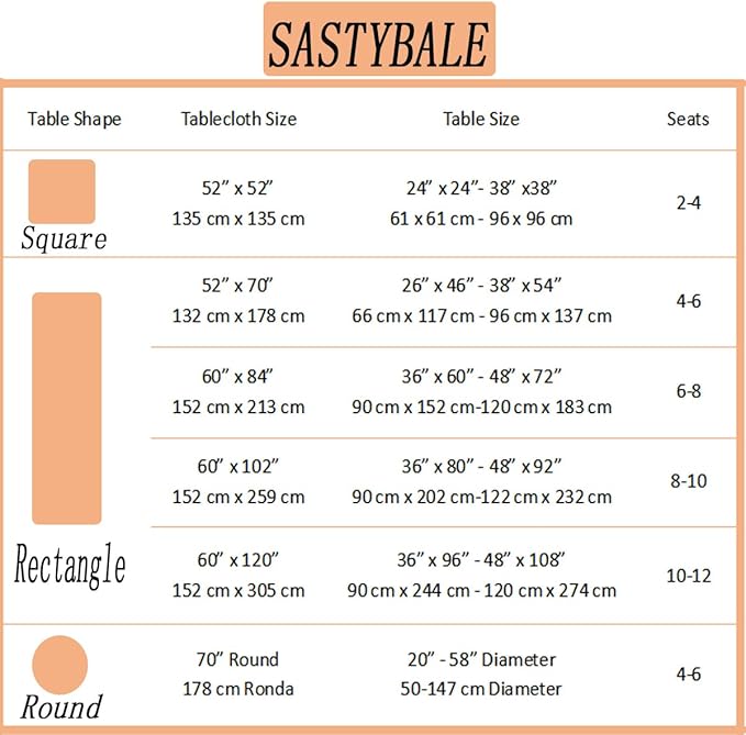 SASTYBALE Thanksgiving Tablecloths for Rectangle Tables, Jacquard Fall Table Cloth with Pumpkins and Vines, Stain Resistant Table Cover for Harvest, Dining, Party Decor (Rectangle, 60" x 84", Amber)