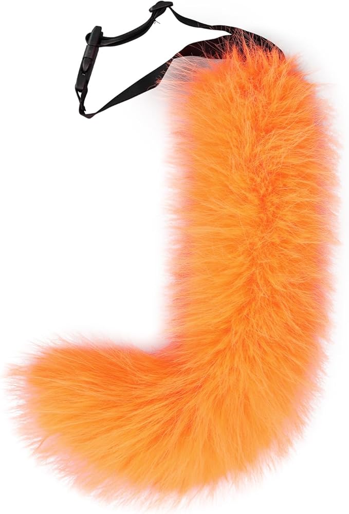 Faux Fur Furry Animal Cat Fox Tail for Halloween Party Cosplay Costume Accessories