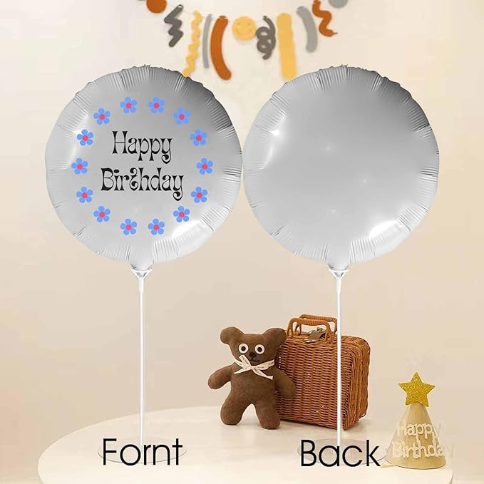 DIYKST Custom 18" Balloons with Logo Personalized Balloon with Photo Text Face on Balloon Design Your Own Balloons