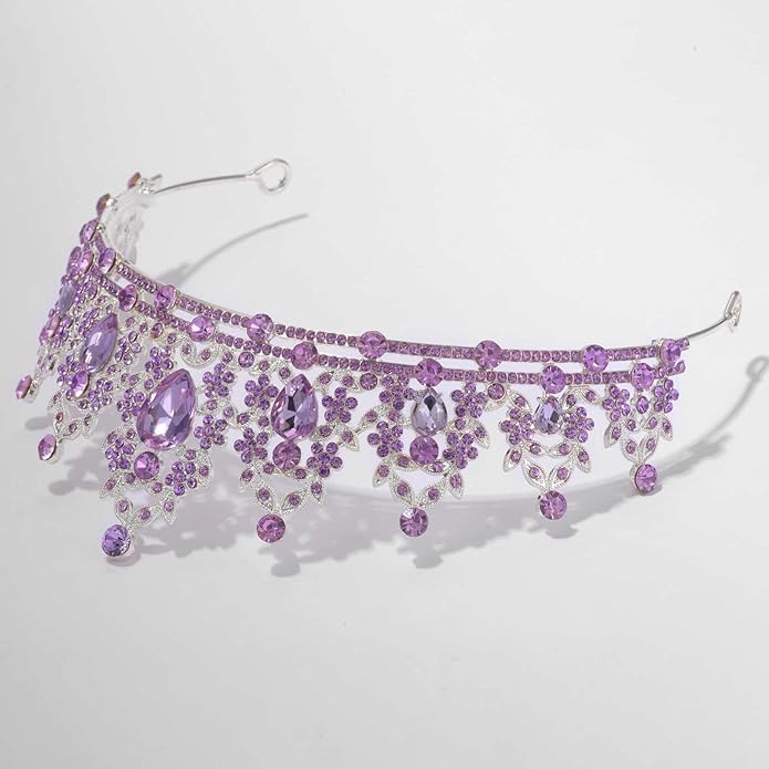 tiaras and crowns for women queen crowns for Women and Girls Crystal Princess Tiaras Rhinestone Tiaras For Wedding Bridal Birthday Prom Pageant Party