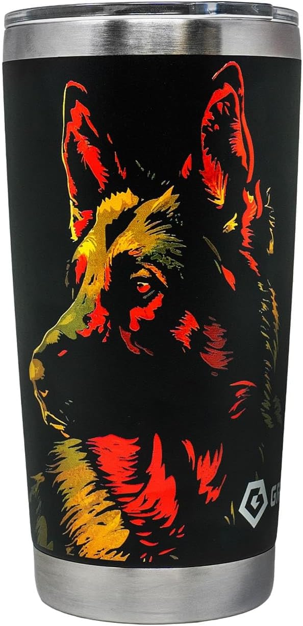 GRITR Stainless Steel Tumbler – 20oz/30oz, Insulated & Leakproof, Hot or Cold Drinks Anywhere, Travel Tumbler with Straw and Lids for Coffee, Water & Smoothies