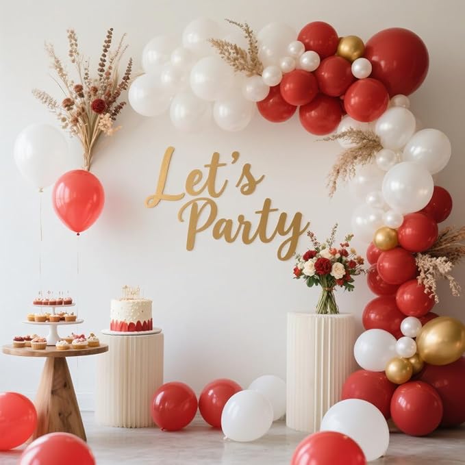 Pearl White Balloons 100 Pack, 12 Inch Latex Helium Pearl White Balloons Garland for Elegant Birthday Wedding Baby Shower Graduation Arch Party Decorations