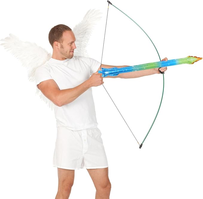 SUPVOX Butterfly Wing Bow Arrow Balloons Party Decoration Supplies for Birthday Cosplay Photography Props Bright Color DIY Crafting Kit