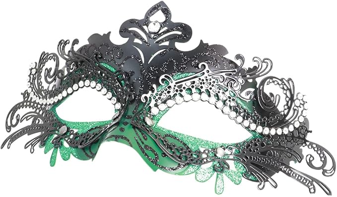 Coddsmz Couple Masquerade Mask Set - Venetian & Mardi Gras Mask for Women & Men