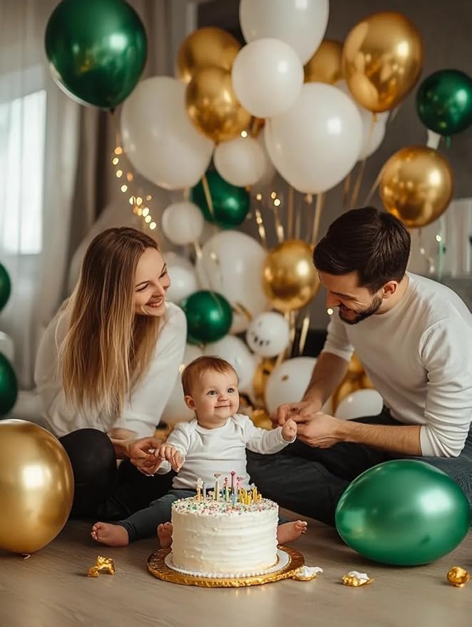 Gold Balloons 60 PCS Metallic Gold Balloons 12 Inch Gold Metallic Balloons for Balloon Garland Balloon Arch as Birthday Party Baby Shower Bridal Shower Christmas Party Decorations