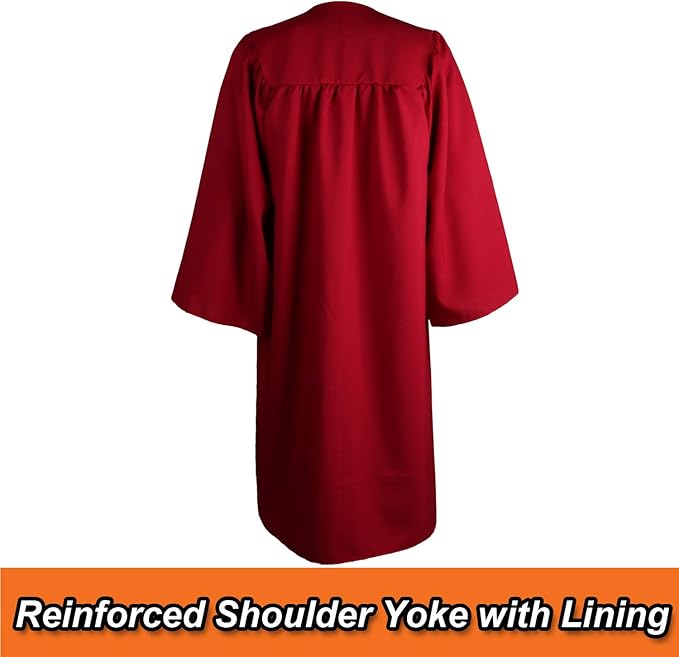 OSBO GradSeason Matte Graduation Cap and Gown 2025 Set with Tassel for High School & College 10 Colors