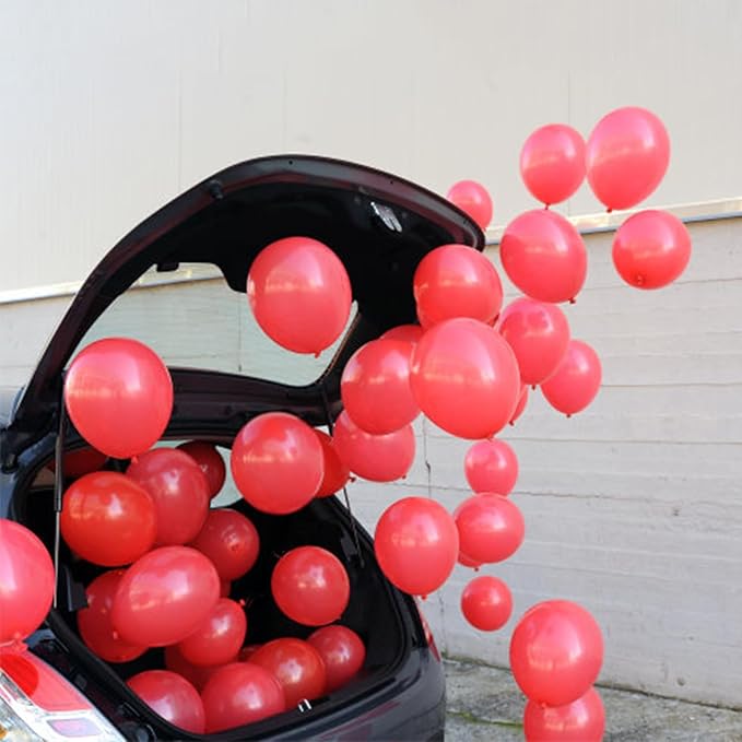 Red Balloons 145 pcs Matte Red Balloons Arch Kit Different Sizes of 18 12 10 5 Inch Latex Balloons for Balloon Garland or Balloon Arch as Birthday Valentines Day baloons Party Decorations