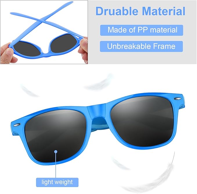 FEPITO Party Sunglasses Kids Sunglasses Bulk for Birthday Party supplies