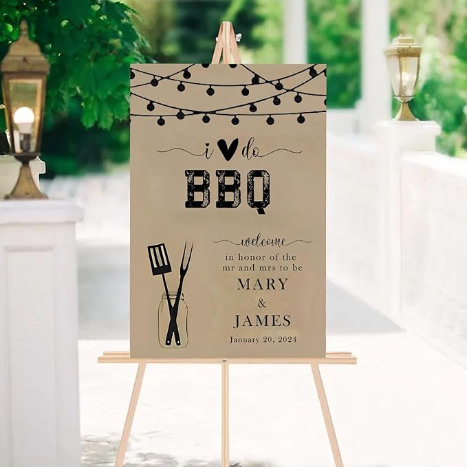 I Do BBQ Welcome Sign Template, Printable Couple Shower BBQ Sign, Engagement I Do BBQ Party, Rehearsal Dinner Decor, I Do Bbq Decorations, Bbq Reception Sign, Couples Shower Bbq