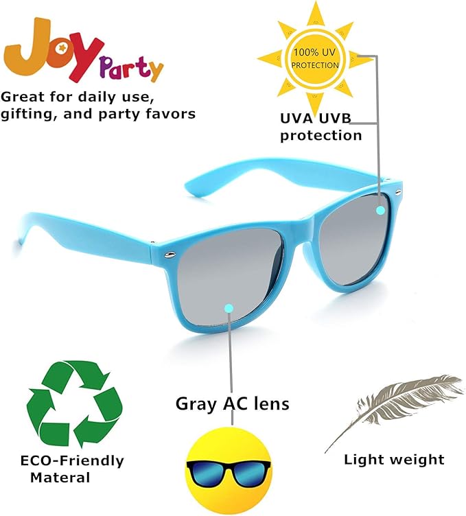 Eyegla Sunglasses Bulk Adults Party Sunglasses 80s Glasses Shades for Party Favors 8/10/20/30Pack