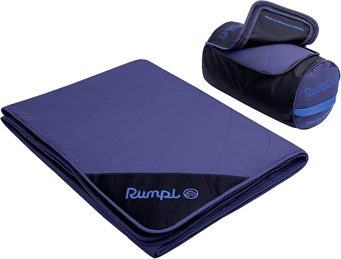 Rumpl Overland Mat – Waterproof, Padded Ground Cover and Blanket, Marionberry