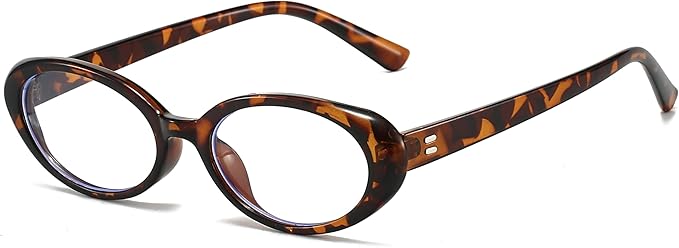 Retro Oval Sunglasses for Women Men Fashion Small Oval Sunglasses 90s Vintage Shades