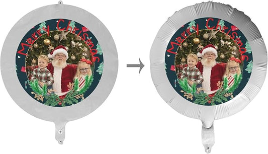 Custom Balloons Photo Text Party Personalized Picture Balloons with logo Names Balloons First Birthday, Birthday Party, 16 years old Party, Christmas Party Balloon With Stand and Pump