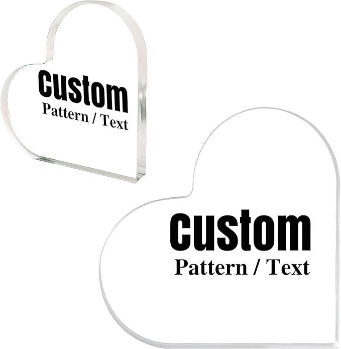 Custom Wedding Heart Acrylic Plaque,Mr & Mrs Cake Topper,Personalized Wedding Keepsake/Gift/Sign (Style 23)