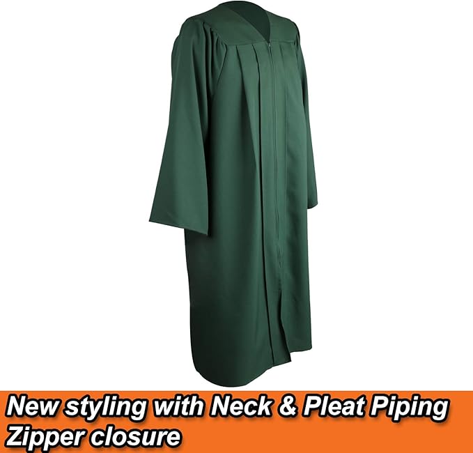 OSBO GradSeason Matte Graduation Cap and Gown 2025 Set with Tassel for High School & College 10 Colors