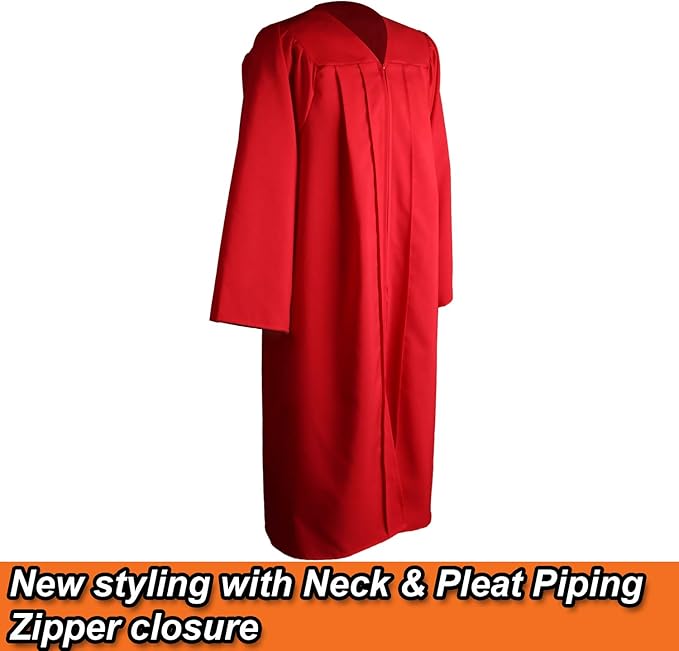 OSBO GradSeason Matte Graduation Cap and Gown 2025 Set with Tassel for High School & College 10 Colors